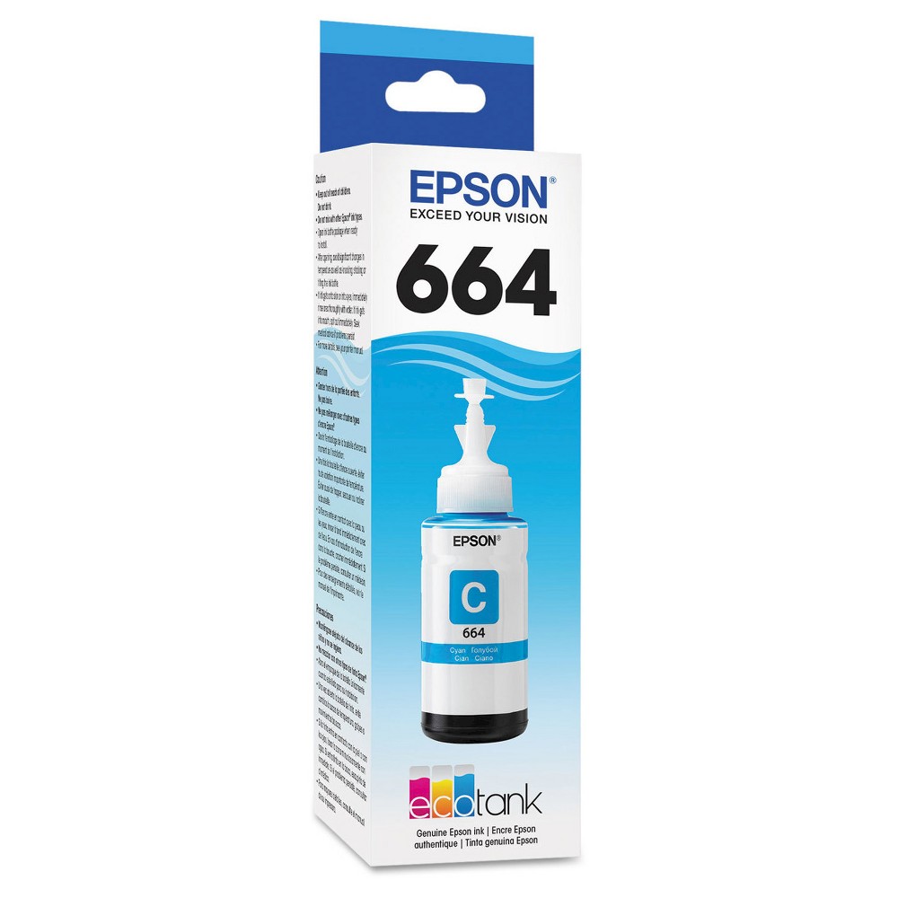 Printer Ink (Cyan ) color 664 100ML. 