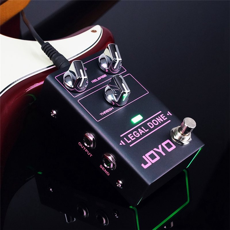 JOYO R-23 LEGAL DONE Noise Gate Pedal + Noise Reduction Circuit Support 2-Wire 4-Wire Connection. 