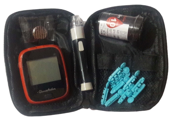 GlucoActive Blood Glucose Test Monitoring System with Free 50 pcs Strips. 