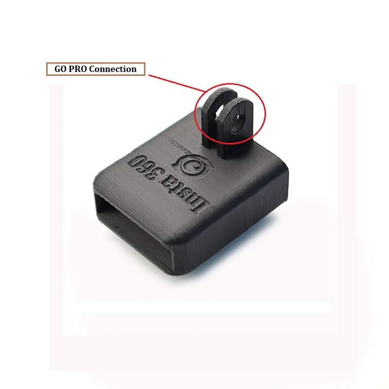 INSTA360 NANO S Adapter Base With Selfie stick GO PRO Connector Lens Cap for NANO S Non-original Accessories. 