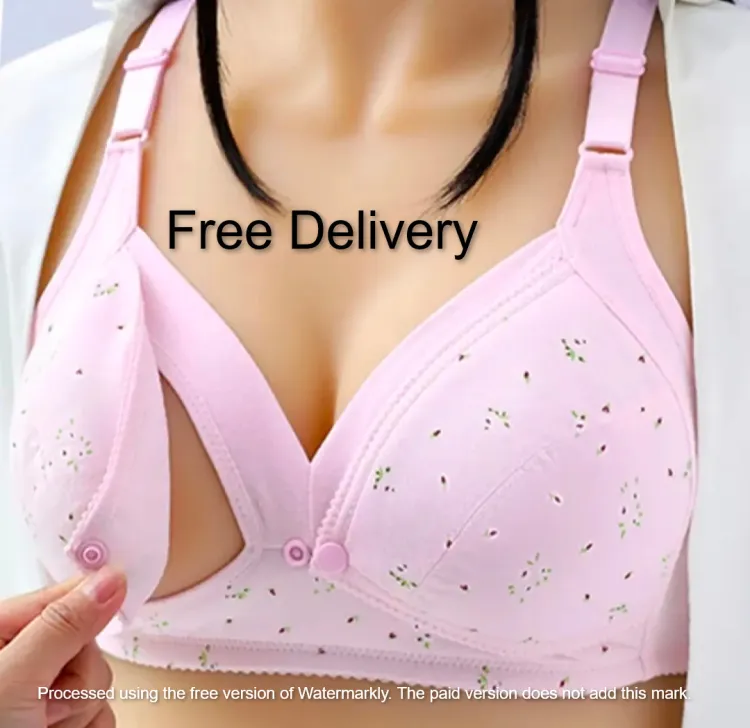 Imported Premium Breastfeeding Bra Maternity Bra Front Button Bra