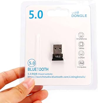 UTSLIVE Bluetooth 5.0 USB Nano Adapter USB Adapter for PC CSR 4.0 USB Dongle Bluetooth Receiver Transfer Wireless Adapter Compatible with for Windows 10/8 for Desktop Laptop Mouse Keyboard Headset Speaker