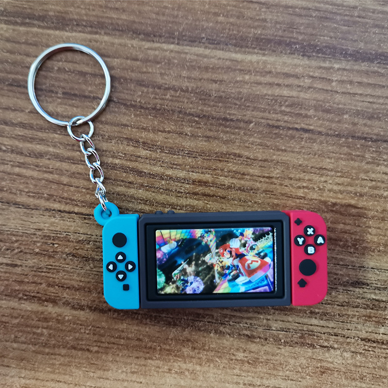 Handle keychain Monomori charm Key ring Mario Movement [Optional] Switch key Mary game hand. 