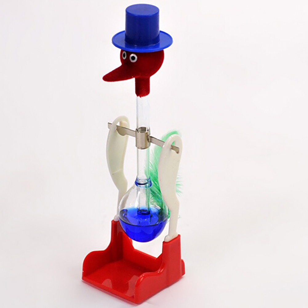 （New）Creative Non-top Liquid Drinking Gla Lucky Bird Duck Bobbing Magic Prank Toy. 