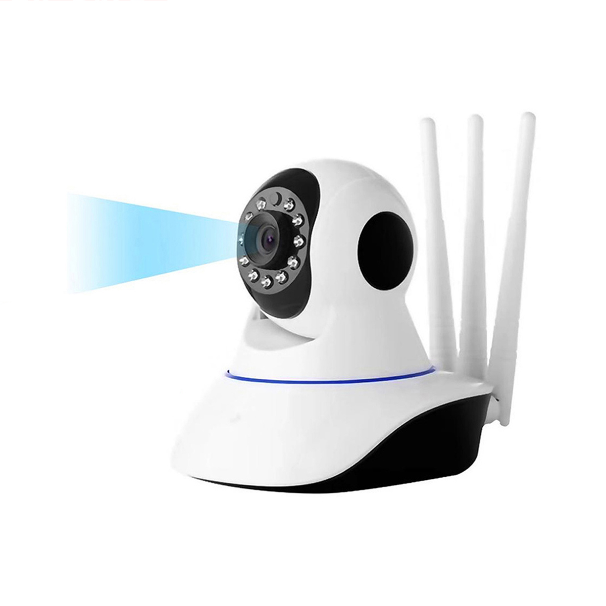 V380 PTZ Camera with 3 Antennas: Wireless WiFi IP CCTV Camera for Remote Monitoring and Peace of Mind