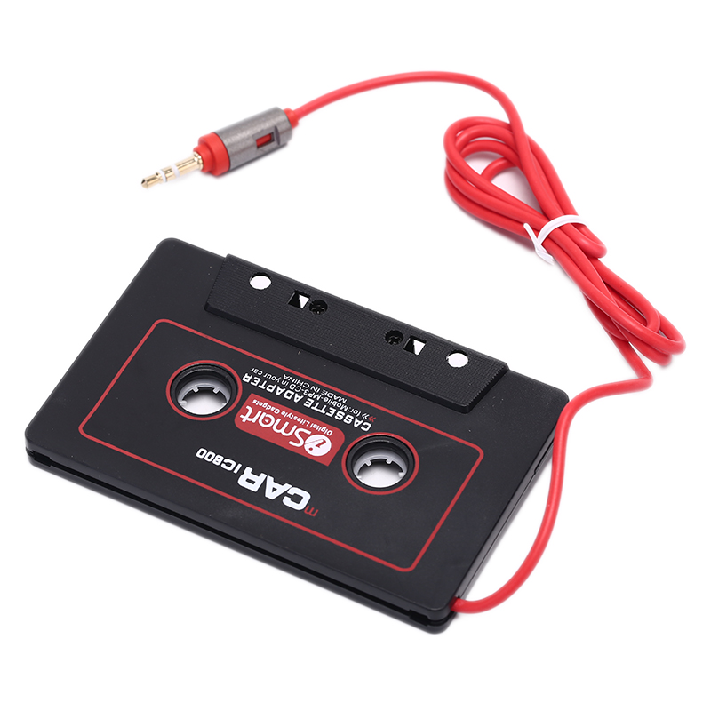Audio Cassette Tape Adapter Aux Cable Cord 3.5mm Jack for to MP3 iPod CD Player. 