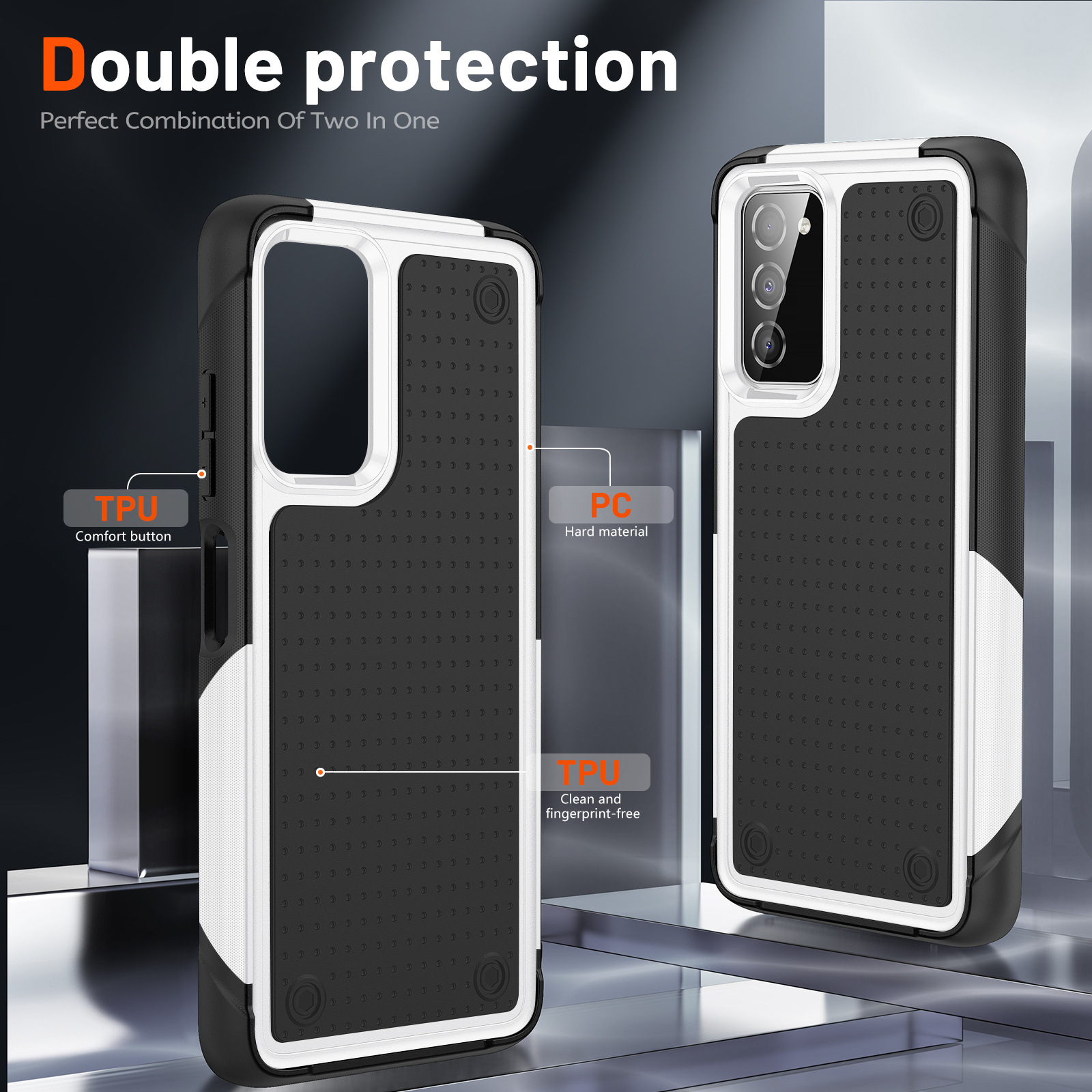 Applicable A03S 165 Phone case Hardened Anti-Scratch Protective Sleeve Elegant Phone Case. 