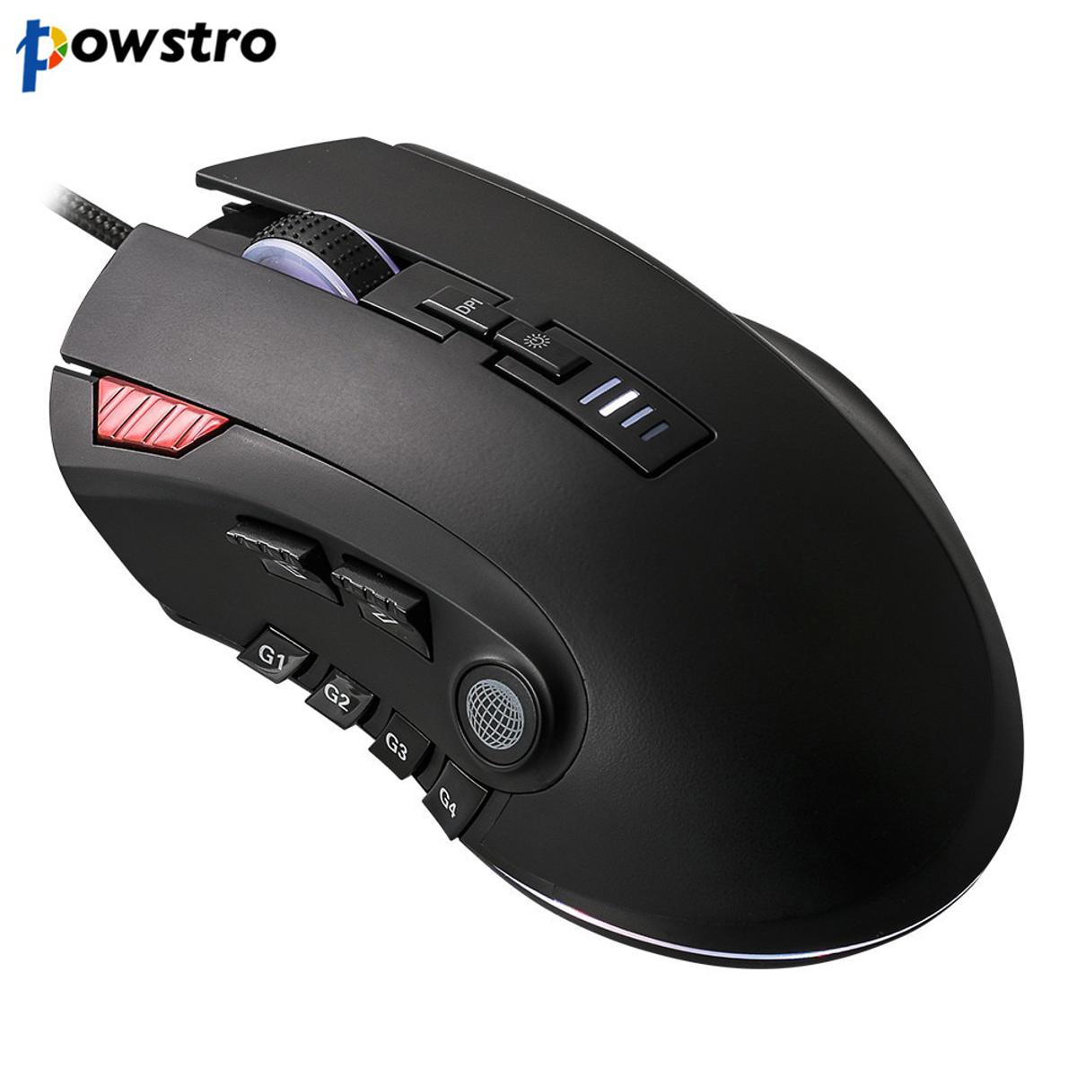 【happy one】USB Wired Mouse PC Mouse Professional Competition Mouse With Side Button Dpi Adjust Key Sensitive Sensor
