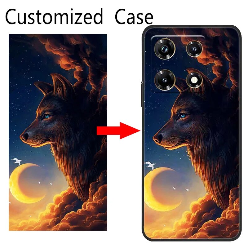 DIY Customized For Infinix Note 30 Pro 4G 5G Case Personalized Case on Infinix Hot 30 30i 20 Play 20S GT 10 Pro Zero 30