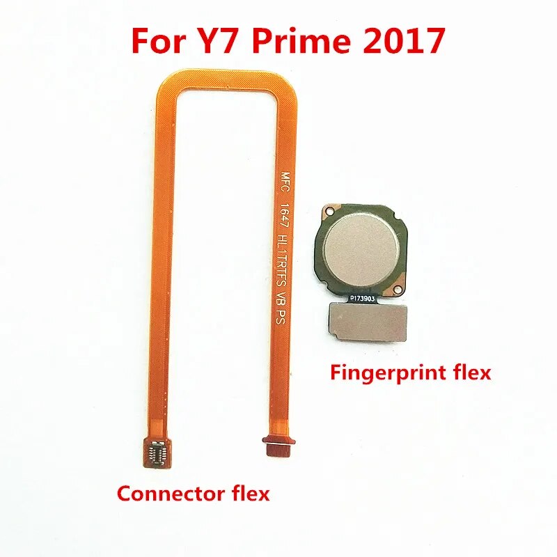 Fingerprint Sensor Scanner Flex & Extend Touch ID Connector Flex Cable for Huawei Y7 Prime 2017. 