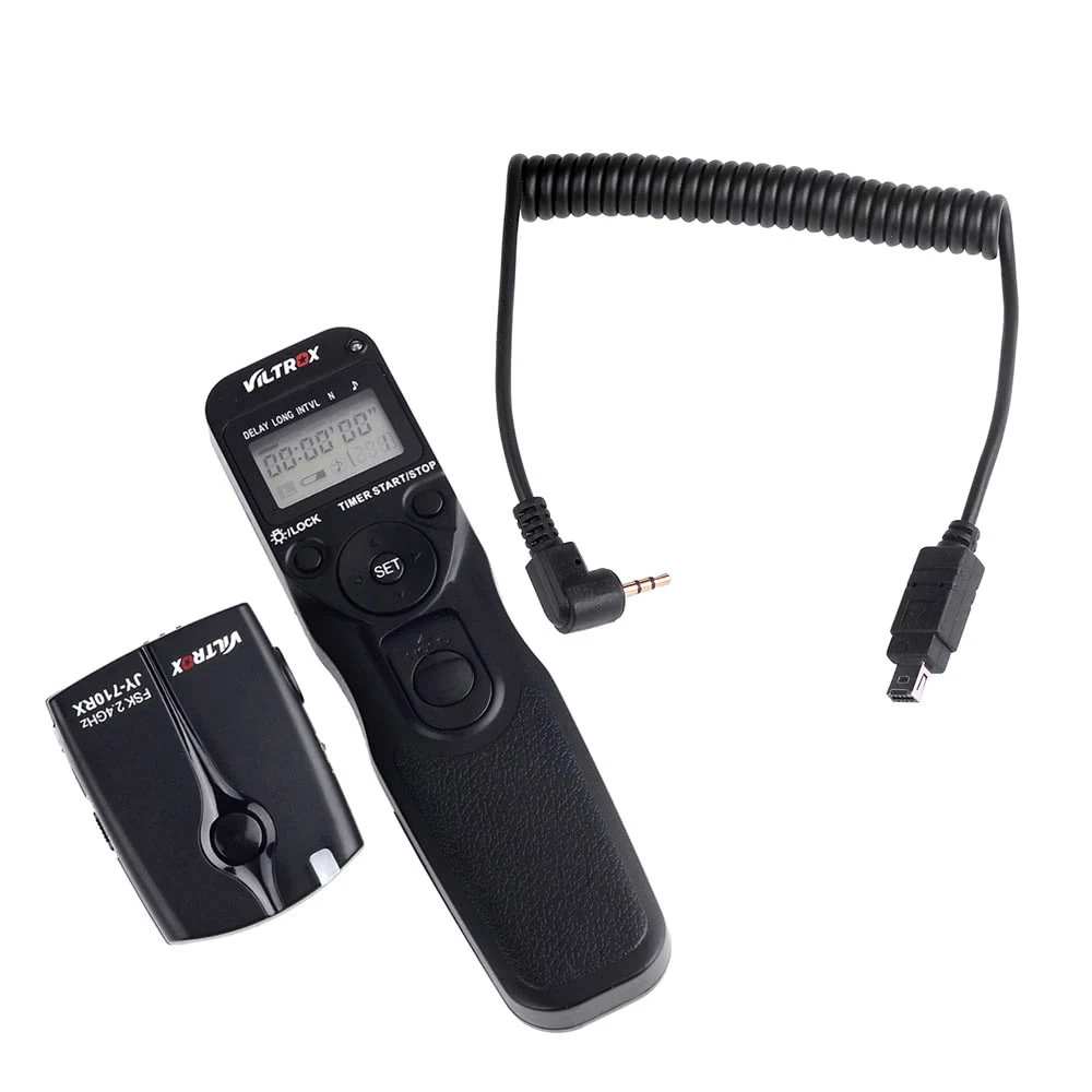 VILTROX Time Lapse Intervalometer Timer Remote Control Shutter with N3 Cable for Nikon D90 D600 D3100 D3200 D5000 D5100 D7000