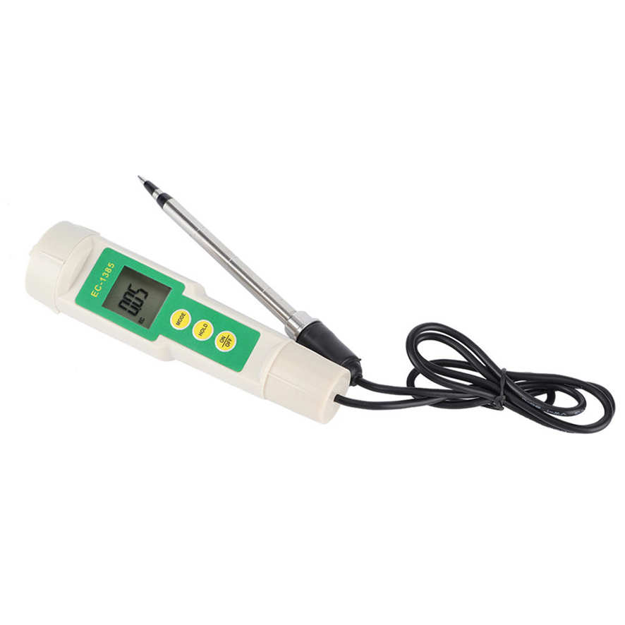 Salinity Meter EC‑3185 Portable Soil EC/TDS/CF Tester for Agricultural Horticultural Planting. 