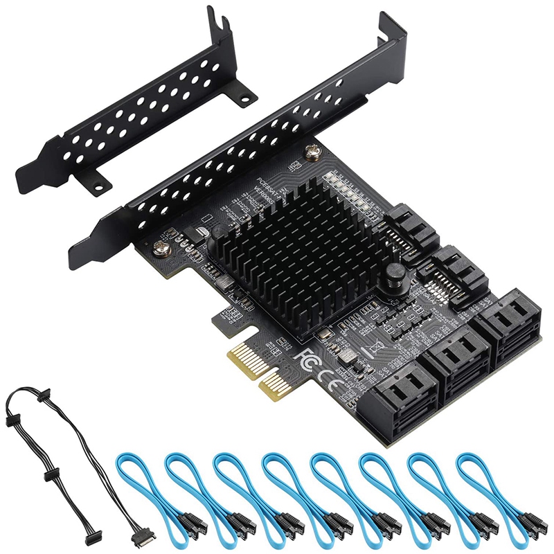 PCIE SATA Card Port, 6Gbps SATA PCIe Card, PCIe To SATA