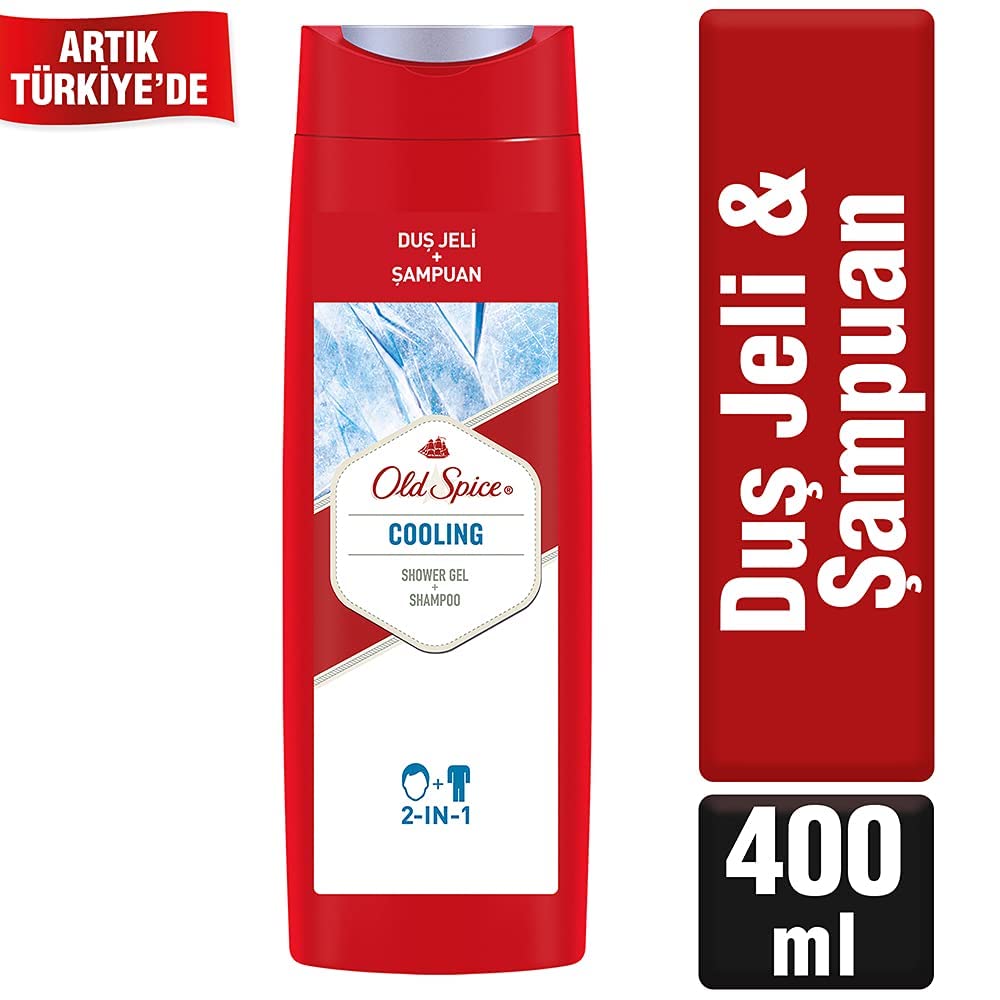 Buy Old Spice Cooling Shower Gel + Shampoo (2in1) XL - 400ml (Imported)  Online at Low Prices in India - Amazon.in
