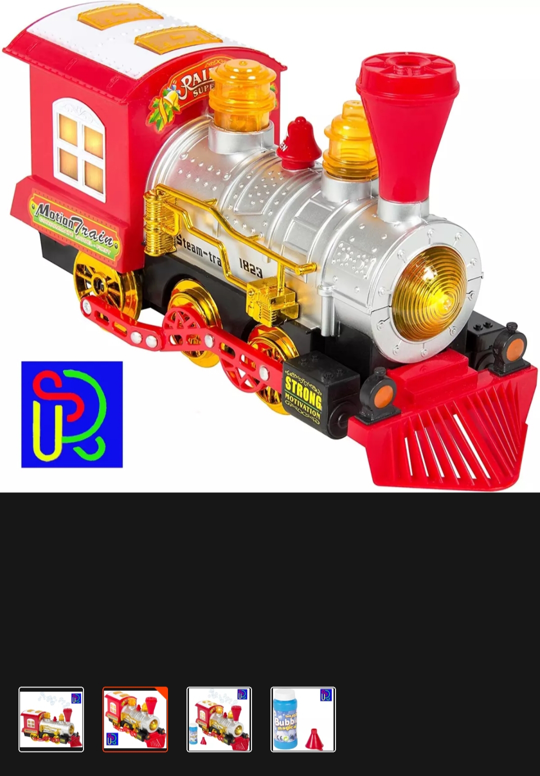 Bubble Train - Multicolor Remote Control & Play Vehicles from Nafsia Trading. 