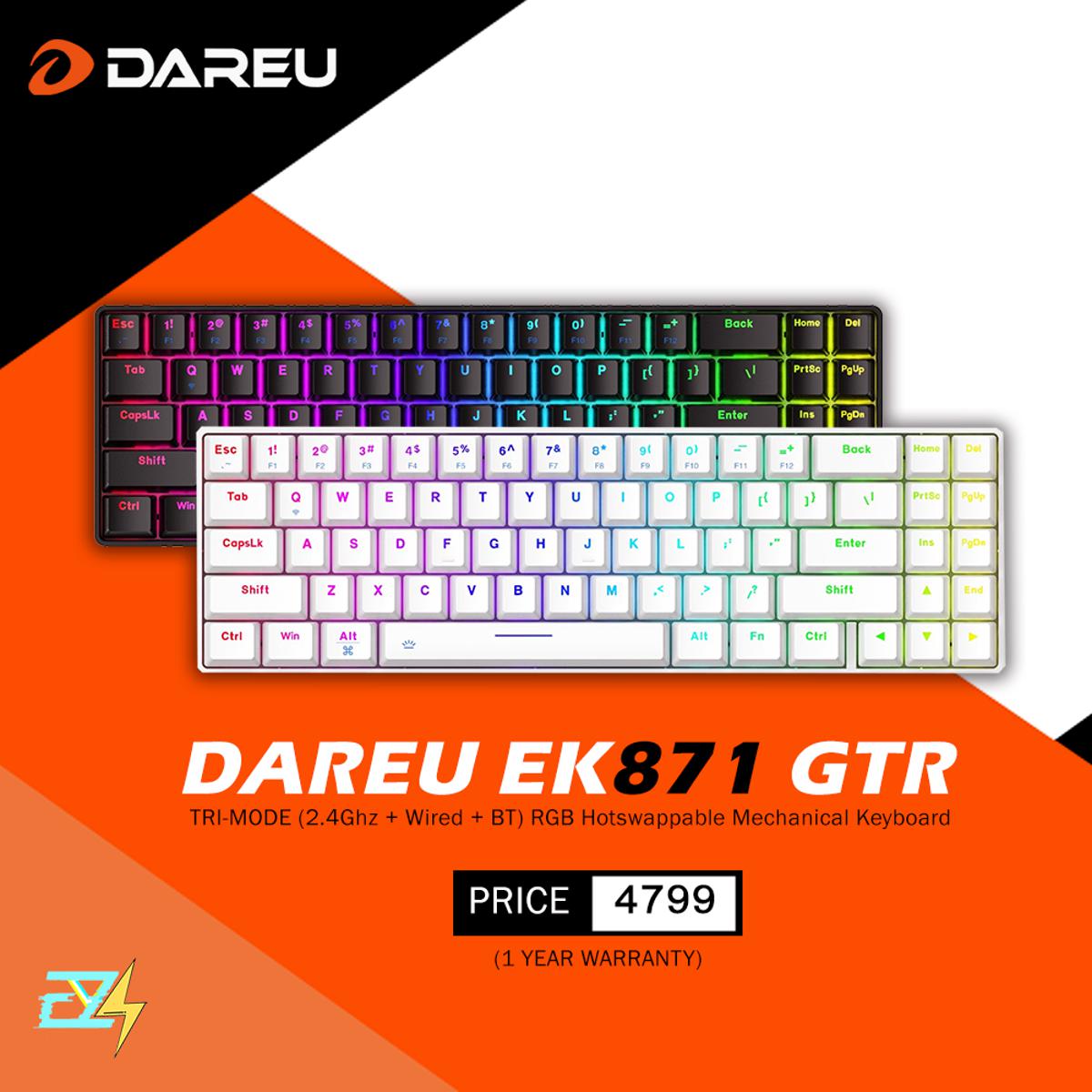 Dareu EK871 GTR  Mechanical Wireless gaming keyboard 65%