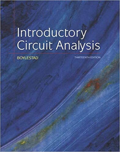Introductory Circuit Analysis by Boylestad 13rd Edition. 