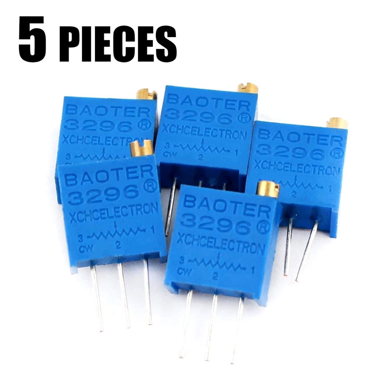 5 PIECES 10K OHM 103 3296 VARIABLE RESISTOR TRIMPOT POTENTIOMETER