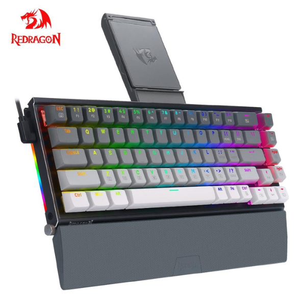 Redragon K641 Shaco Pro RGB Tri-Mode Wireless Mechanical Gaming Keyboard. 