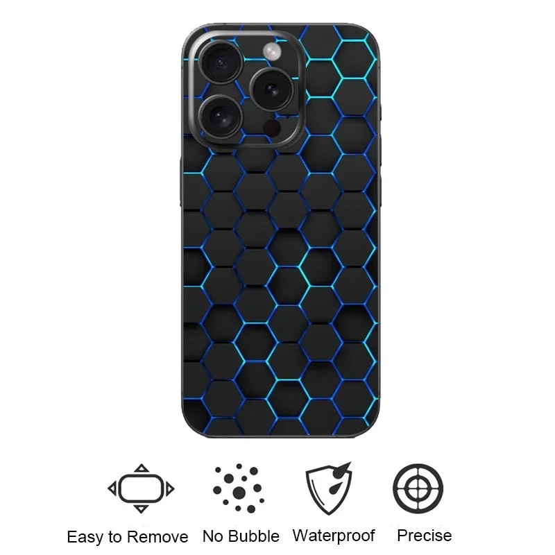 Colorful Honeycomb Decal Skin for Samsung Galaxy S23 S22 S24 Ultra A54 A52 A52S 5G Back Screen Protector Cover 3M Wrap Sticker Killer Bzzo. 