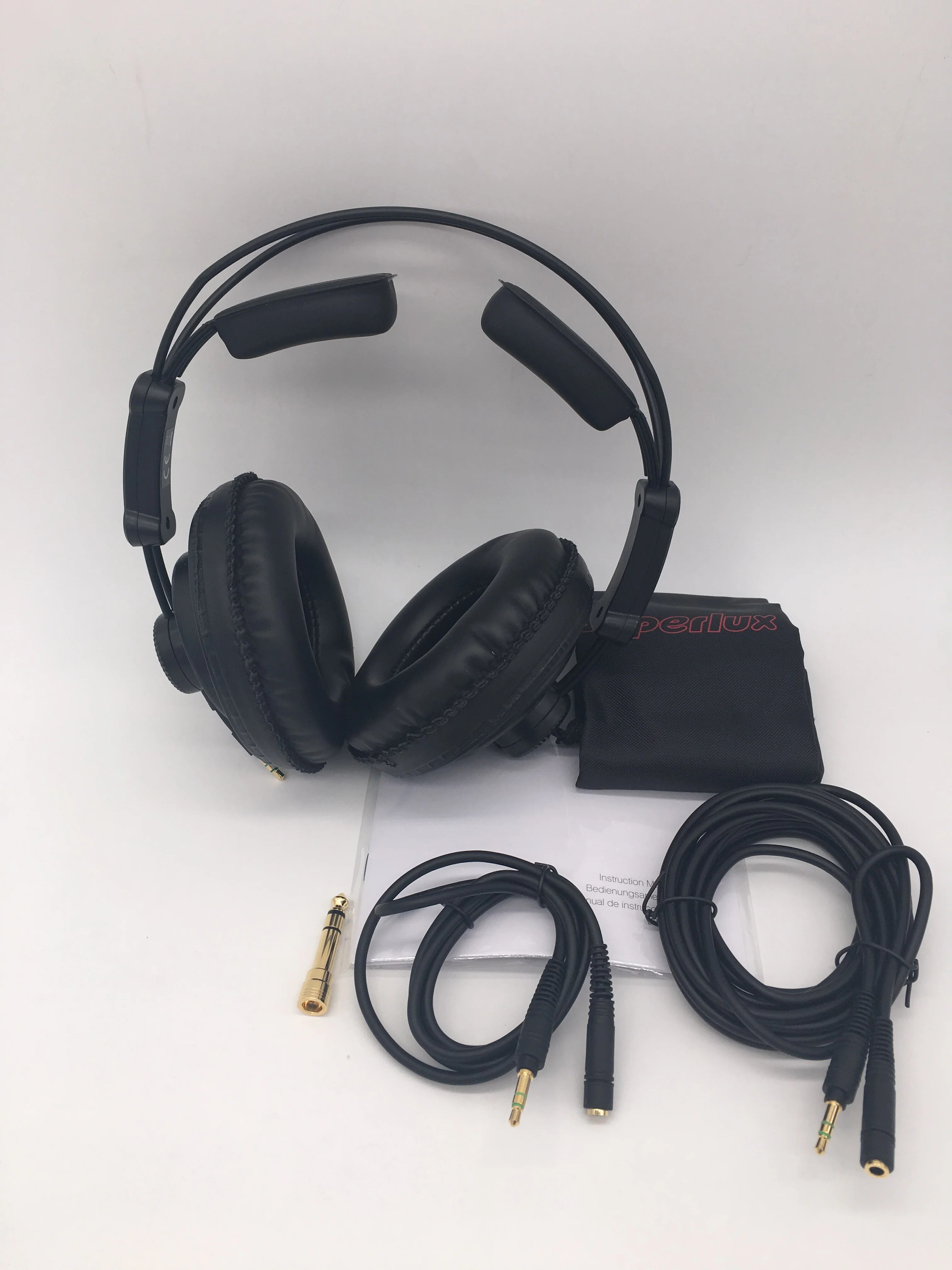 Original Superlux HD668B Professional Monitor Semi-open Studio Standard Dynamic Headset Monitoring For Music. 