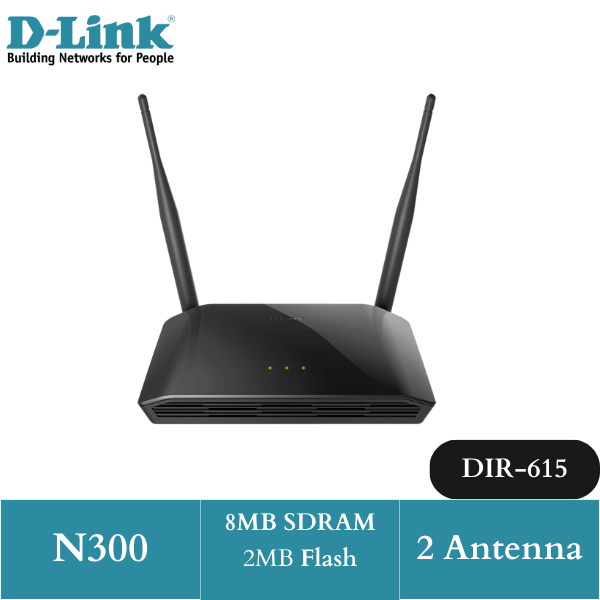 D-Link DIR-615 Z1 Wireless N300 Router. 