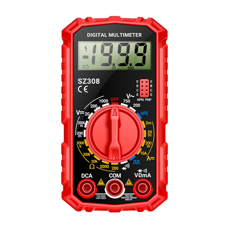 SZ308 Digital Multimeter Voltage Resistance Meter Current Meter, B. 