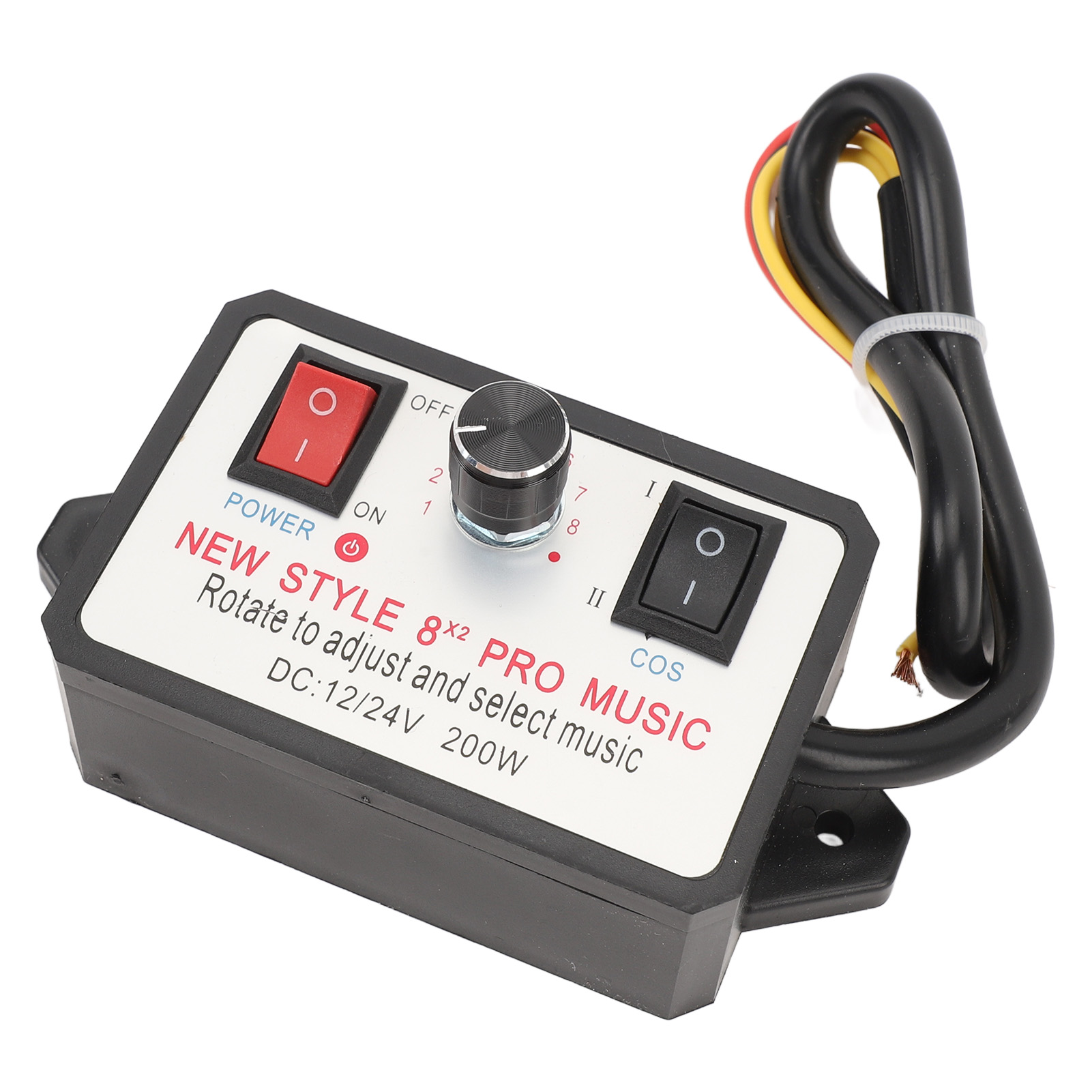 Dual Tone Horn Speaker Controller 16 Sound Effect Stable Voltage Easy To Use 12V 24V Car Horn Controller for Motorcycles Cars Vans Yachts