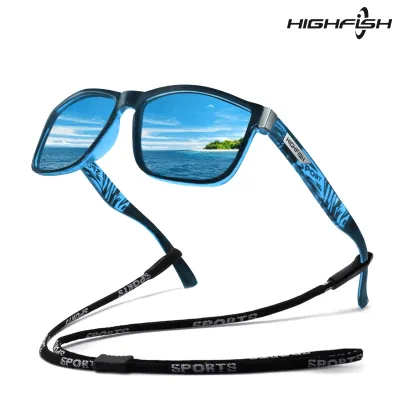 Highfish Polarized Fishing Sunglasses Men's Driving Shades Male Sun Glasses  Hiking Fishing Classic Sun Glasses UV400 Eyewear