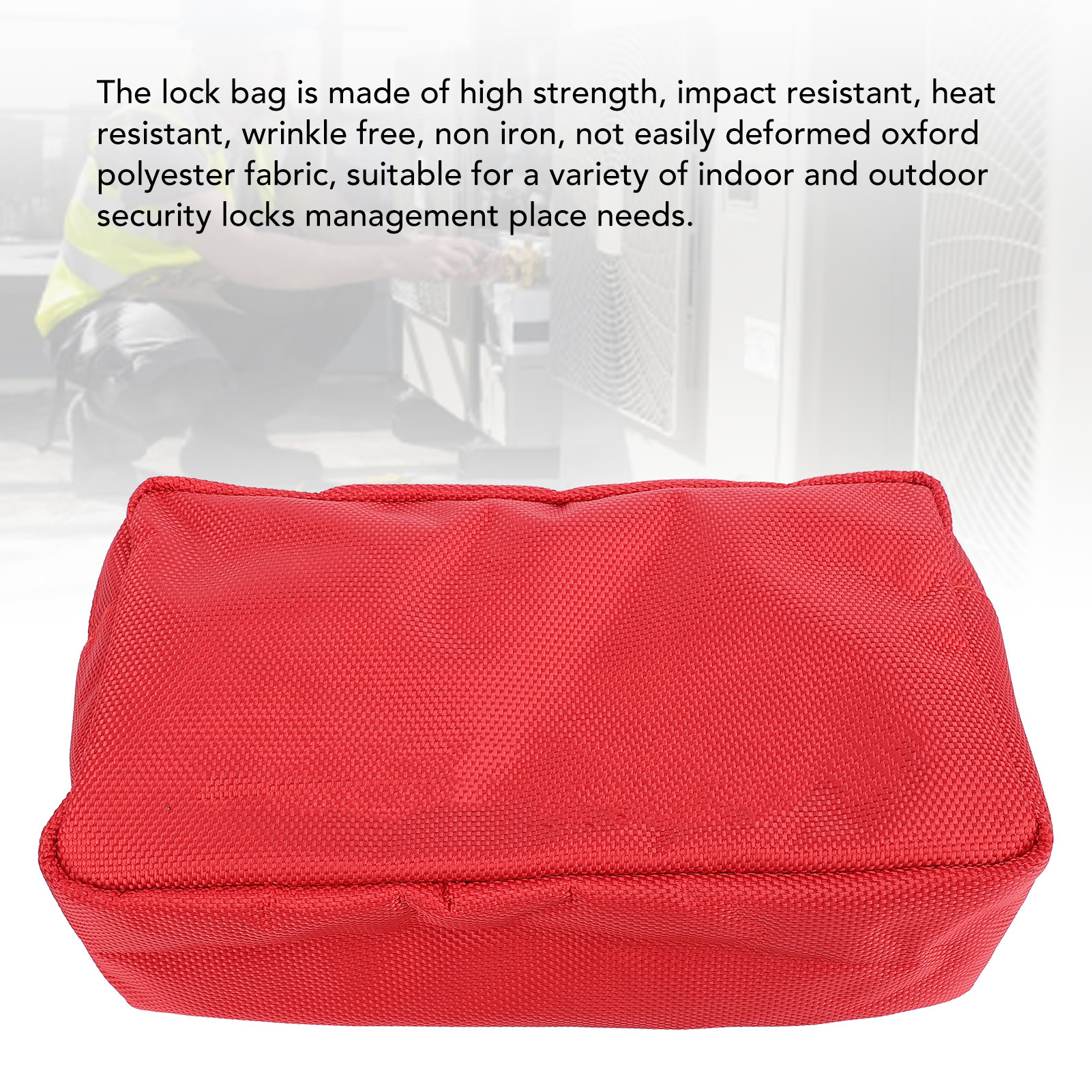 Lockout Bag Impact Resistance Polyester Industrial Lockout Tagout Bag Wide Application High Strength for Workshop. 