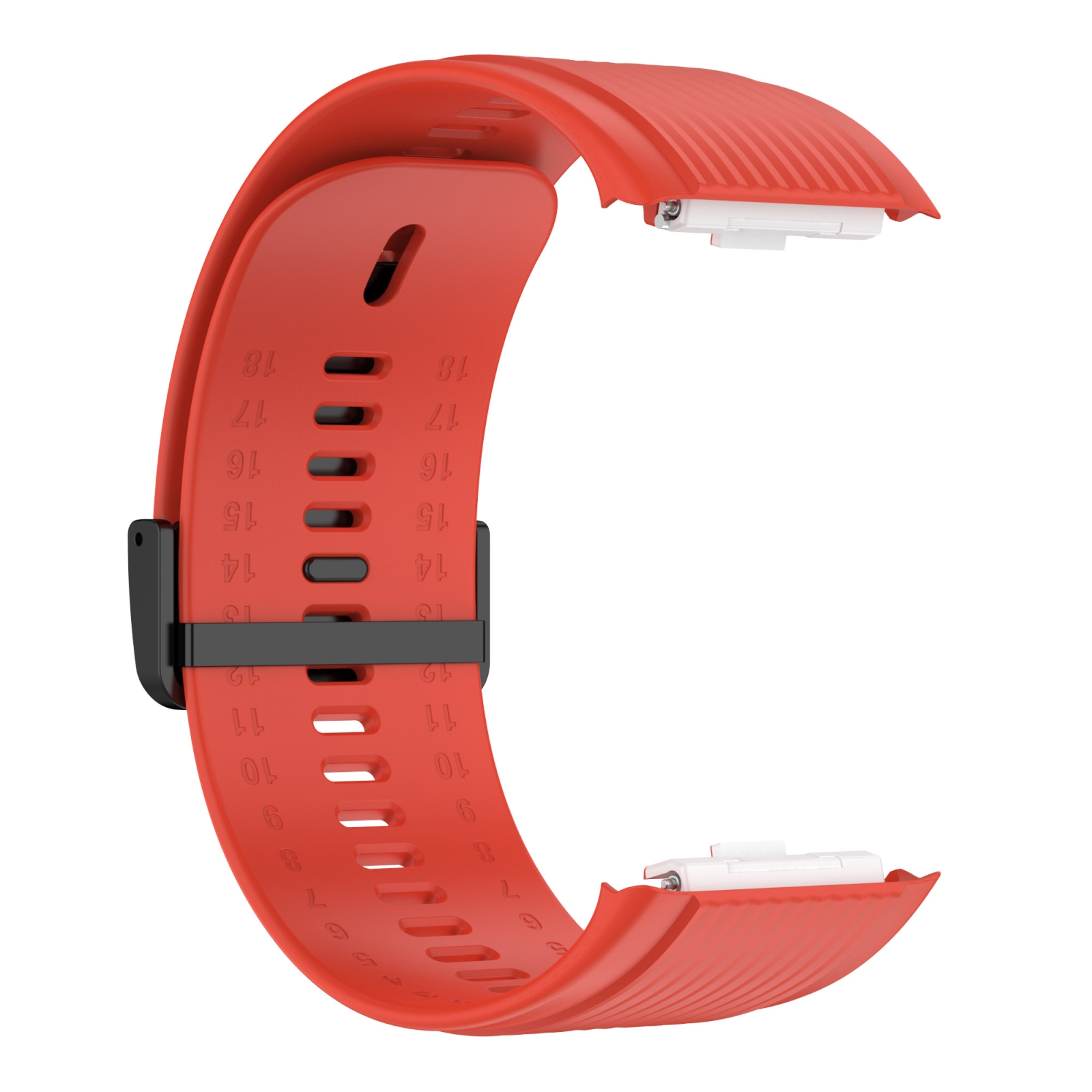 Watch Strap For Huawei Watch D Solid Color Silicone Watch Band with Buckle. 