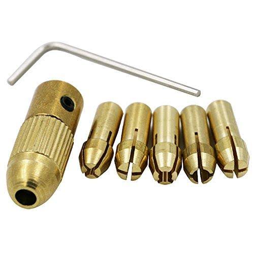 Drill Chuck Set for DIY Mini Drill Machine DIY Drill Machine Parts using 12V DC Motor 3.17mm & 5mm Variant. 