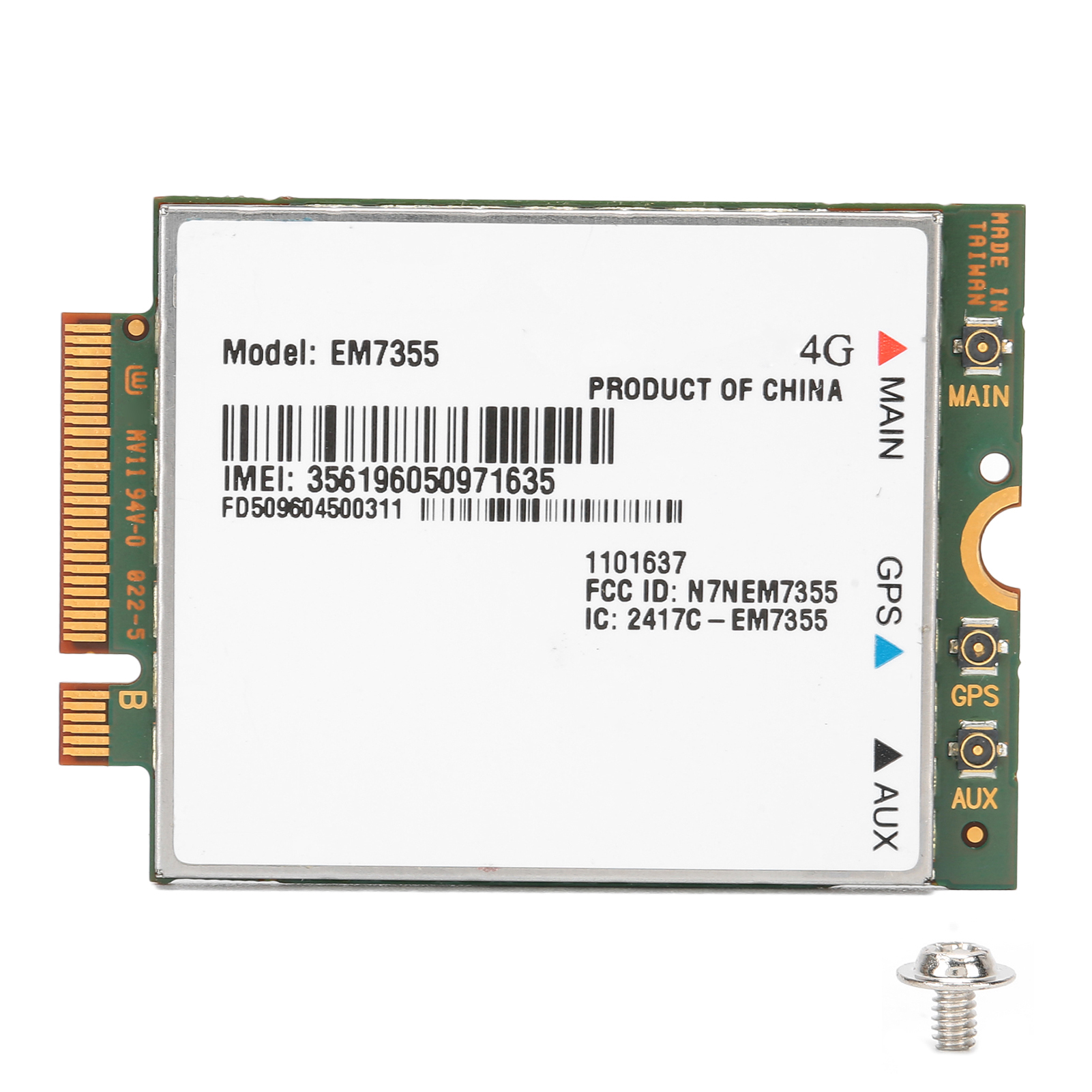 4G LTE Module for Sierra Wireless AirPrime EM7355 Universal Notebook Built In NGFF WWAN Card. 
