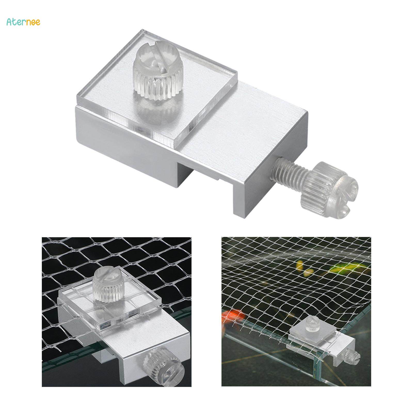 Aquarium Screen Net Clamp Aquarium Cover Clip Sturdy Accessories Durable Heavy Duty Net Mesh Clamp Mesh Netting Clip Mesh Screen Net Clamp. 