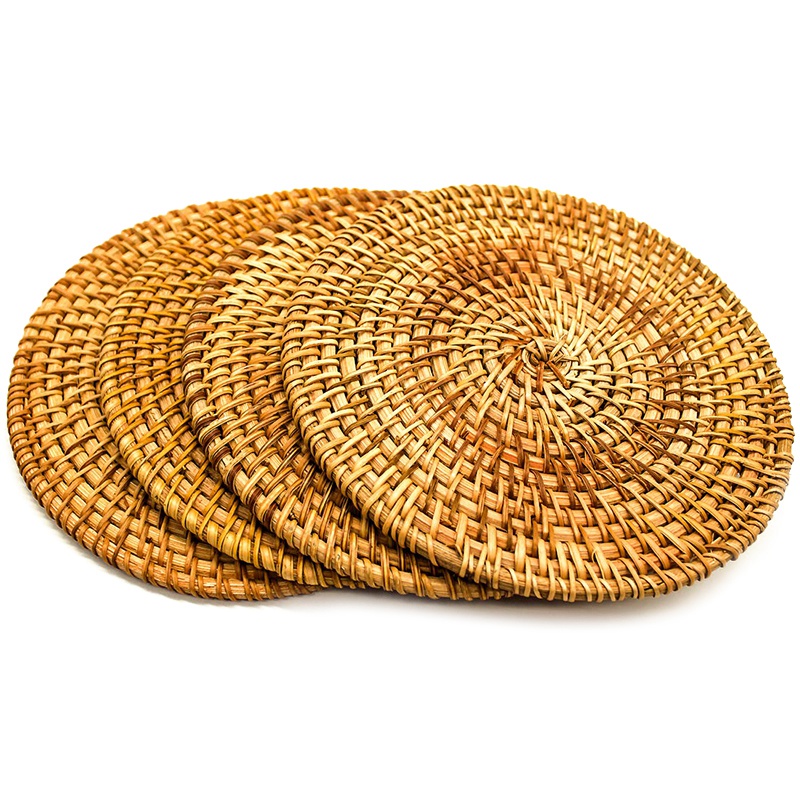 For Hot Dishes Woven Rattan Hot Pads For Dining Table Kitchen Heat Resistant Straw Dish Coasters Placemats Pot Holder Buy Online At Best Prices In Bangladesh Daraz Com Bd