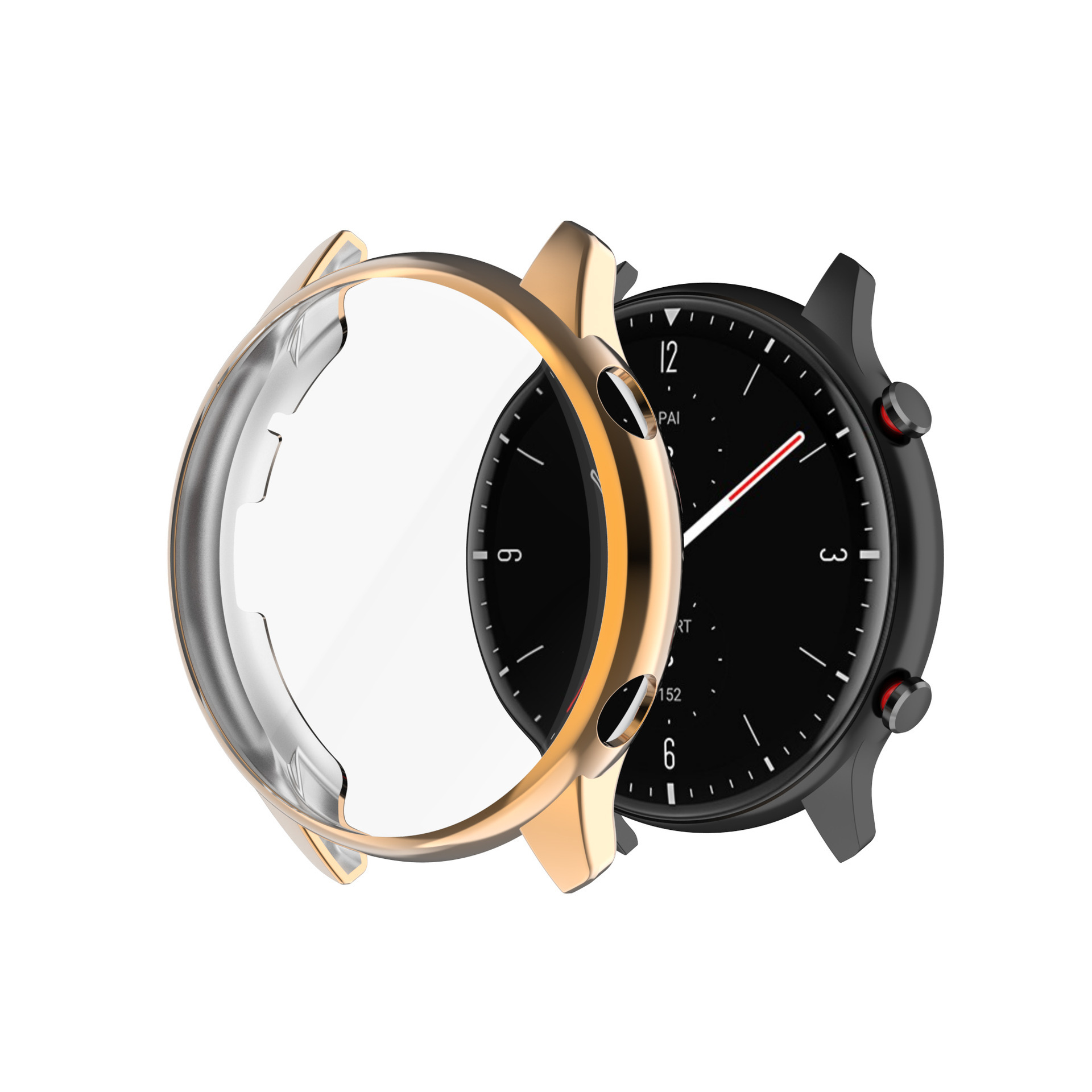 [autismaut] Applicable to Huami Amazfit GTR 2 (A1951) All-Inclusive Electroplating for Watches TPU Protective Shell 7 Color. 
