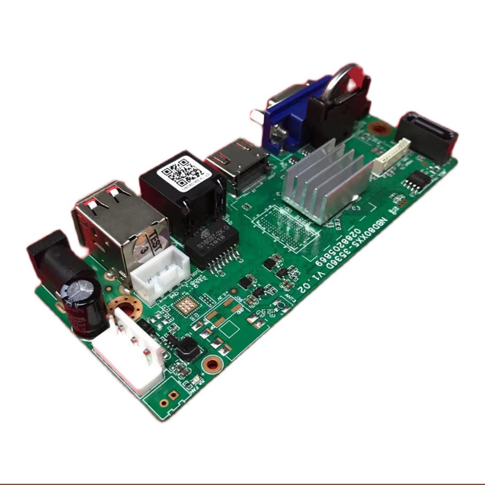 H265/H264 16CHx4K 5MP NVR Network Digital Video Recorder 1 SATA Cable for Motion Detection P2P XMEYE Security. 