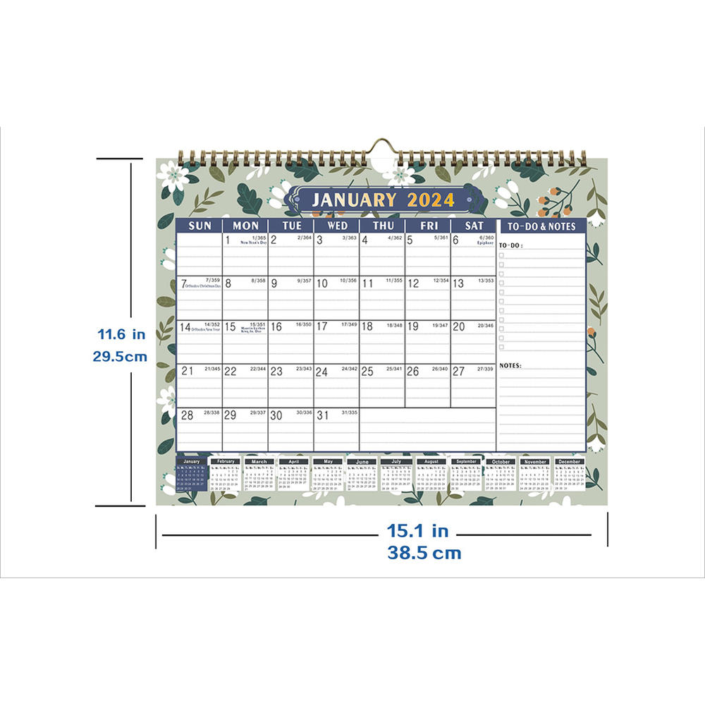 Desk Calendar Month Desktop Calendar 2024-2025 17" x 11.5" inch Large Desk Calendars, Large Wall Calendar Desktop Calendar 2024 - Office Calendar Classroom Calendar Desk Planner Desk Calender. 
