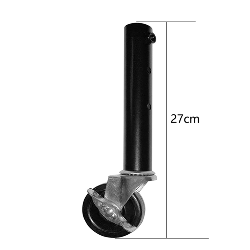 Table Leg Extension for Castors - Pack of 4 Risers with Wheels for Straight and Curved Legs Easy Install 51cm. 