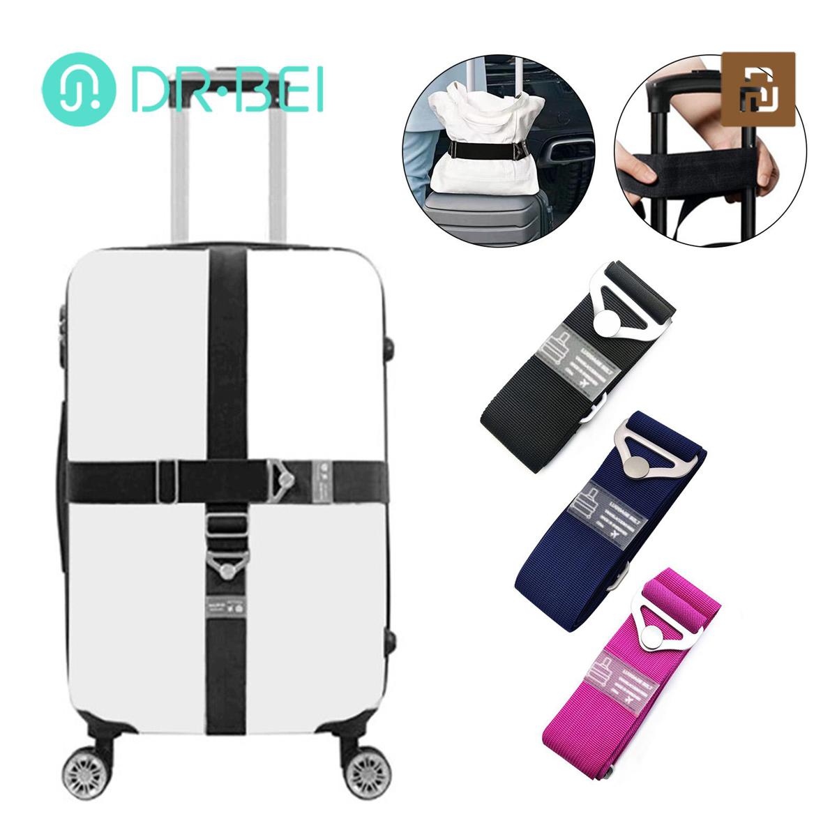 DR BEI Luggage Security Strap Elastic Two-in-One Suitcase Strap with Buckle