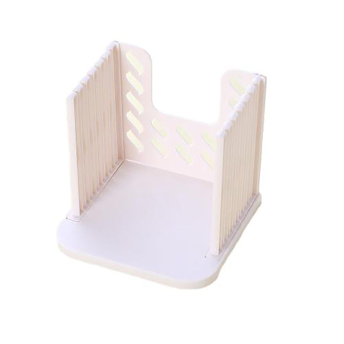 GC Bread Slicer For Homemade Bread, Bread Slicing Guide Adjustable Width, Foldable And Compact Cutting Guide With Crumb Tray, Suitability For Homemade Bread, Bagels, Cakes. 