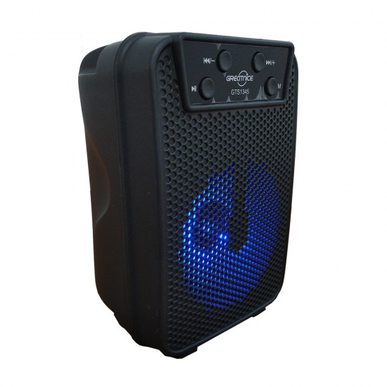 GREATNICE GTS-1345 Bluetooth/USB/TF Card Supported Speaker With FM Radio & Lightning Effects. 