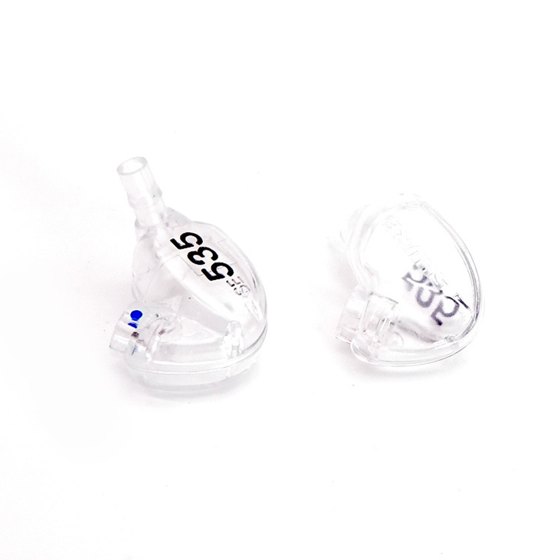 Transparent Earphones Shell Case for Shure SE535 Earphones Shell Replacement BA Drivers Shell Housing Hudduo. 