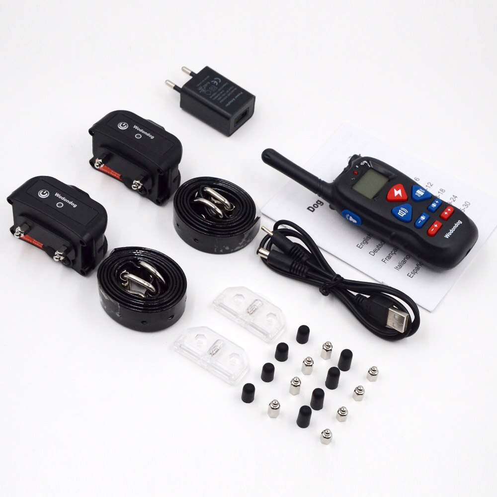 Pet Electric Training Collar Rechargeable Waterproof Control