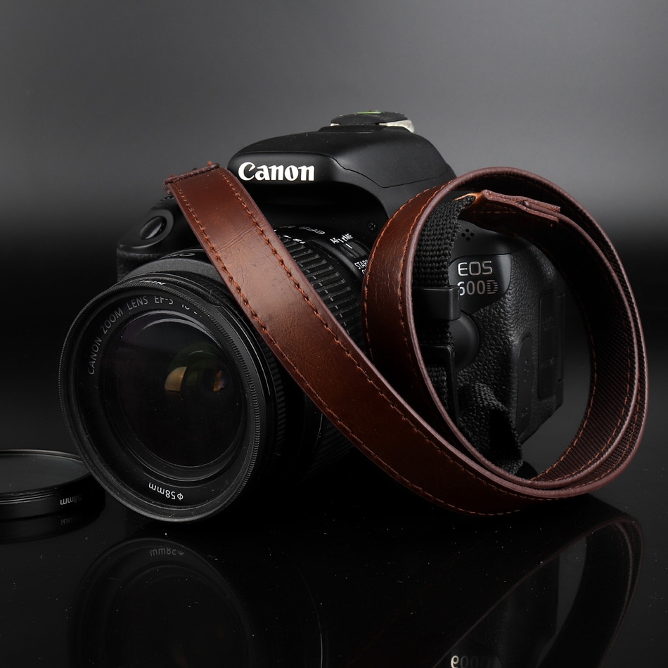 PU Leather Camera Strap Shoulder Neck Belt For Samsung NX3000 NX2000 NX1000 NX1100 WB1100F WB1100 WB2100 NX300M NX300 NX20 NX1. 