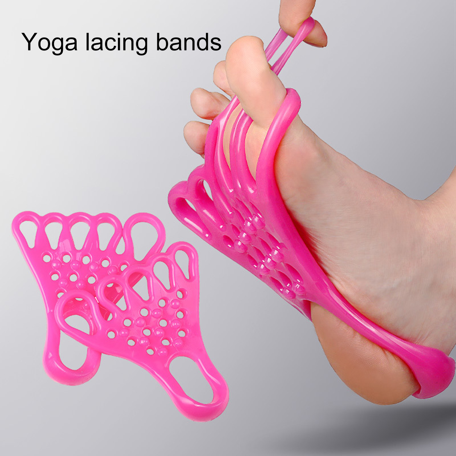 Fitness Stretching Belt High Elasticity Yoga Ligament Belt Hallux Valgus Corrector. 