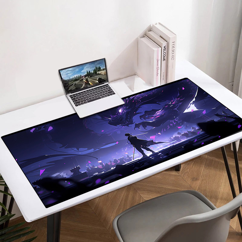 Moon Samurai Xxl Mouse Pad 900x400 Non-slip Rubber Keyboard Gaming Mats Playmat Deskpad Computer and Office Mousepad Anime Gamer. 
