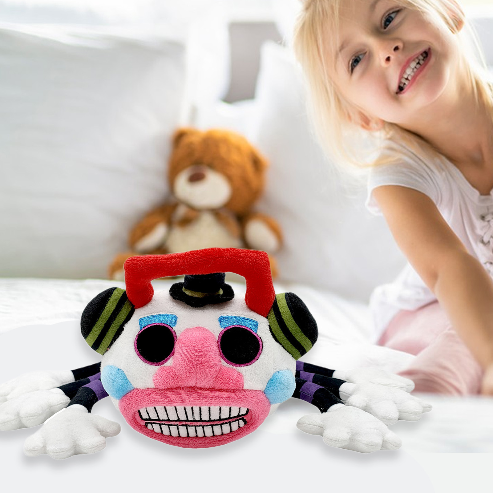Stuffed Doll Toy Game FNAF Security Breach Dj Music Man Plush Toy. 