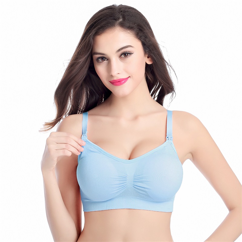 OIMG High Quality Nylon Sexy Bra For Women Wire Free Brassiere