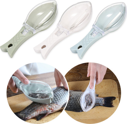 Fish Skin Brush Scraping Fishing Scale Brush Graters Fast Remove. 